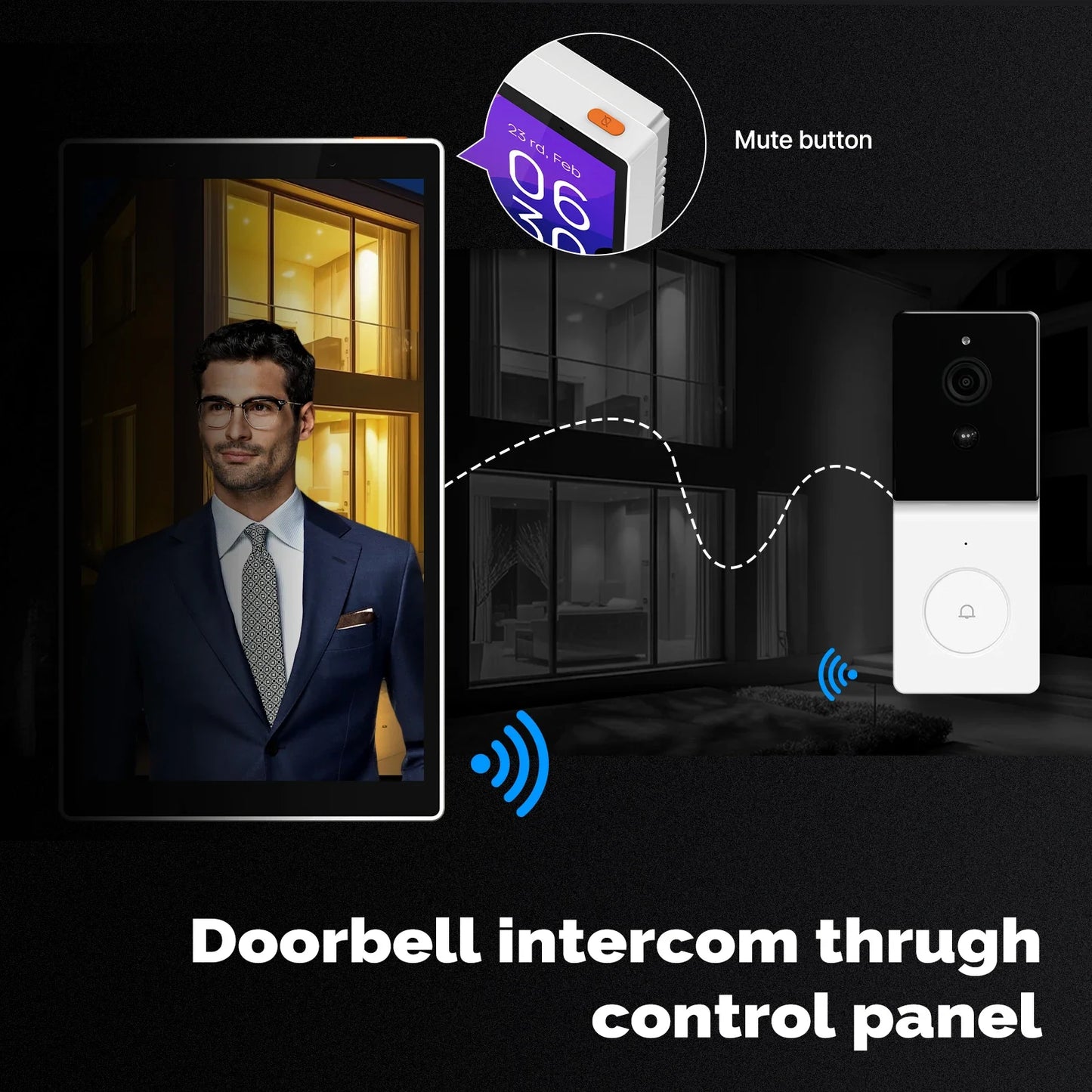 MOES 5-Inch Smart Home Touch Screen Control Panel with WiFi, Built-In Zigbee Hub & Alexa Voice Control