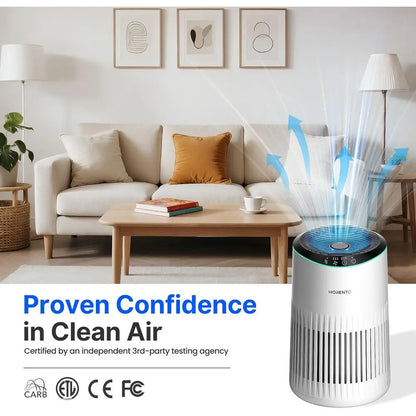 2-Pack Mini Air Purifier – Quiet, Portable & Aromatherapy Ready