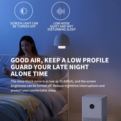 Smart Air Purifier 4 Lite – HEPA, PM2.5 Sensor & Smart App Control
