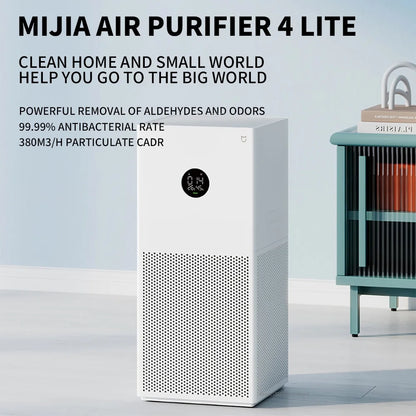 Smart Air Purifier 4 Lite – HEPA, PM2.5 Sensor & Smart App Control