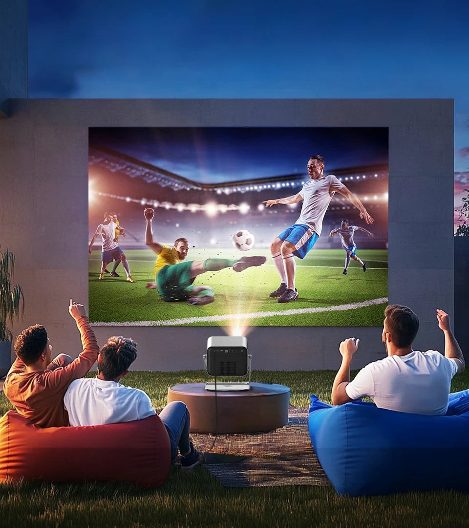 Smart Projector – 2200 ANSI, Full HD 1080P, 4K Support, Android TV