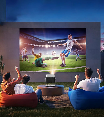 Smart Projector – 2200 ANSI, Full HD 1080P, 4K Support, Android TV