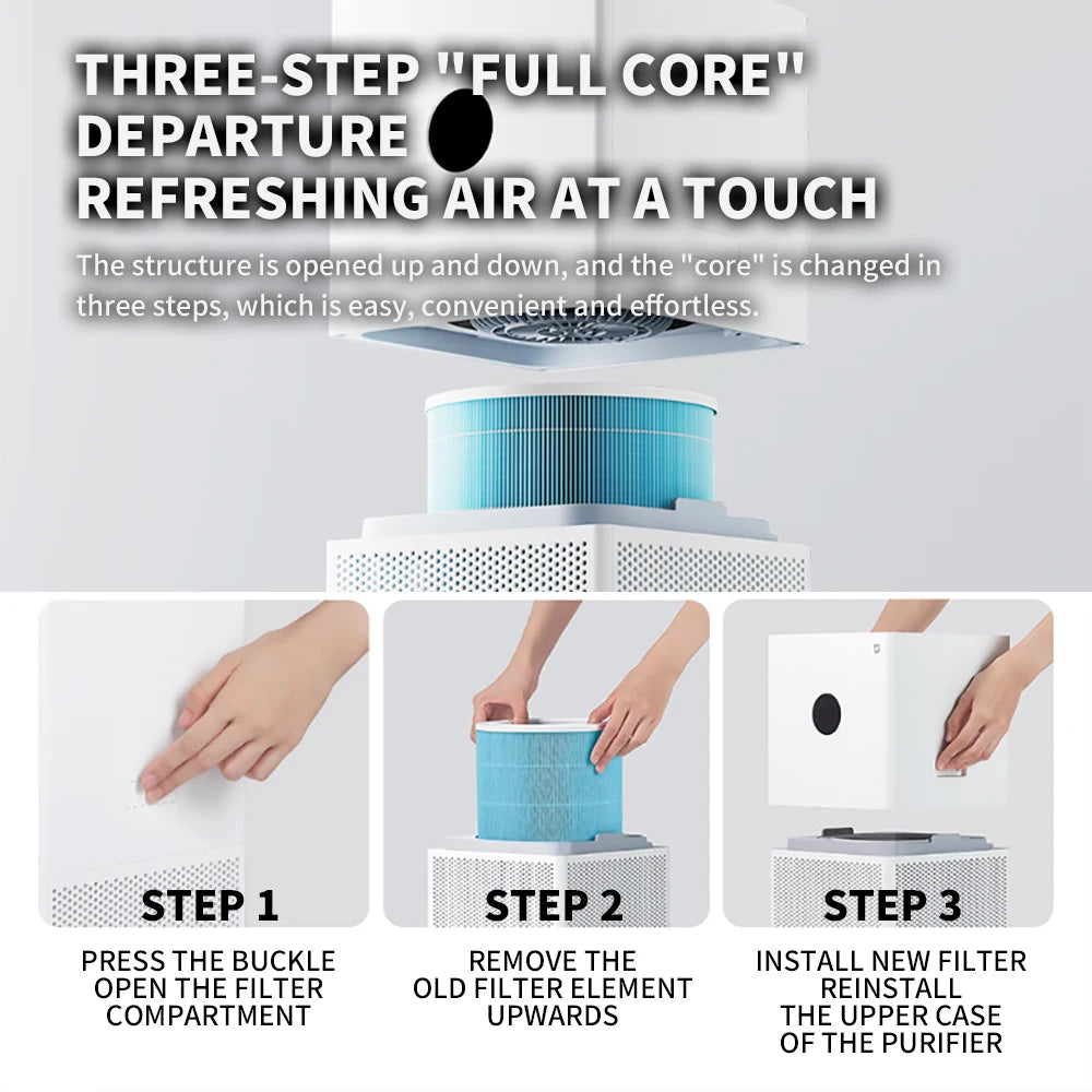 Smart Air Purifier 4 Lite – HEPA, PM2.5 Sensor & Smart App Control