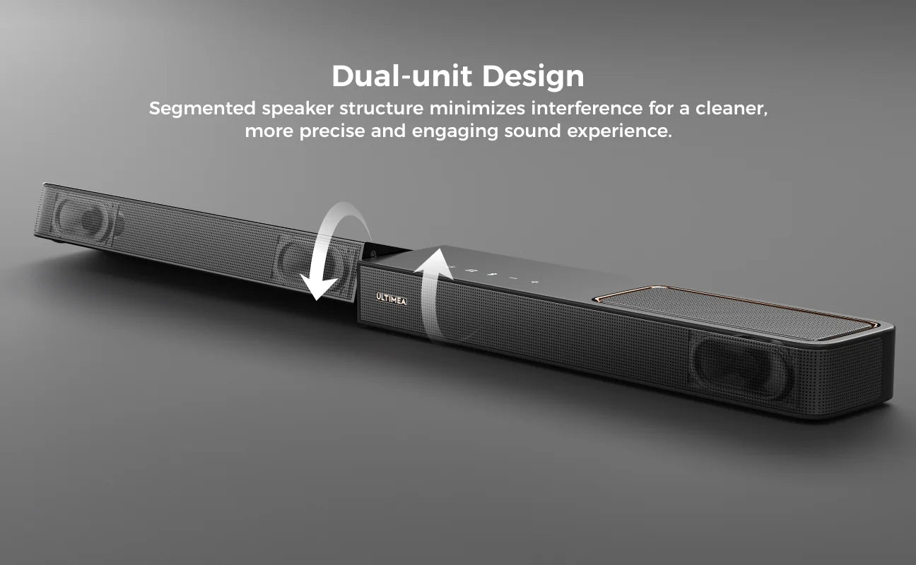 ULTIMEA F40 Soundbar – Dolby Atmos 5.1.2 Home Theater System