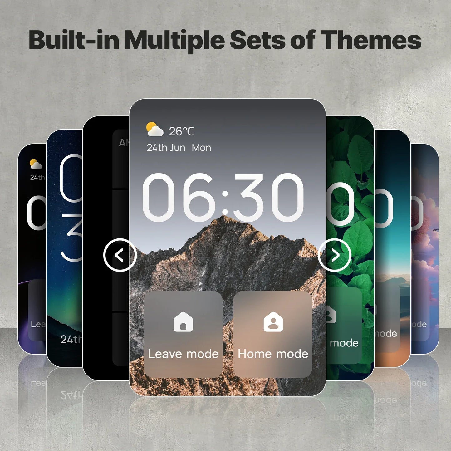 Smart Home Touch Control Panel with WiFi, Bluetooth Sigmesh Hub & 3 Relay Switches