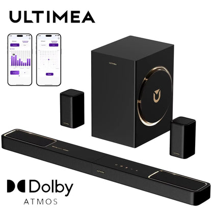 ULTIMEA F40 Soundbar – Dolby Atmos 5.1.2 Home Theater System