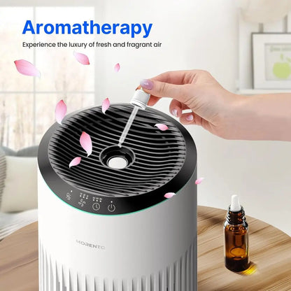 2-Pack Mini Air Purifier – Quiet, Portable & Aromatherapy Ready