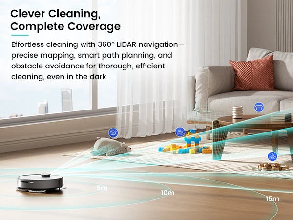 Lefant M3 Max Robot Vacuum – 20000Pa, Mop & Smart Lidar