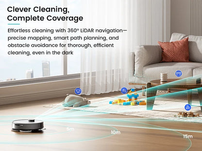 Lefant M3 Max Robot Vacuum – 20000Pa, Mop & Smart Lidar