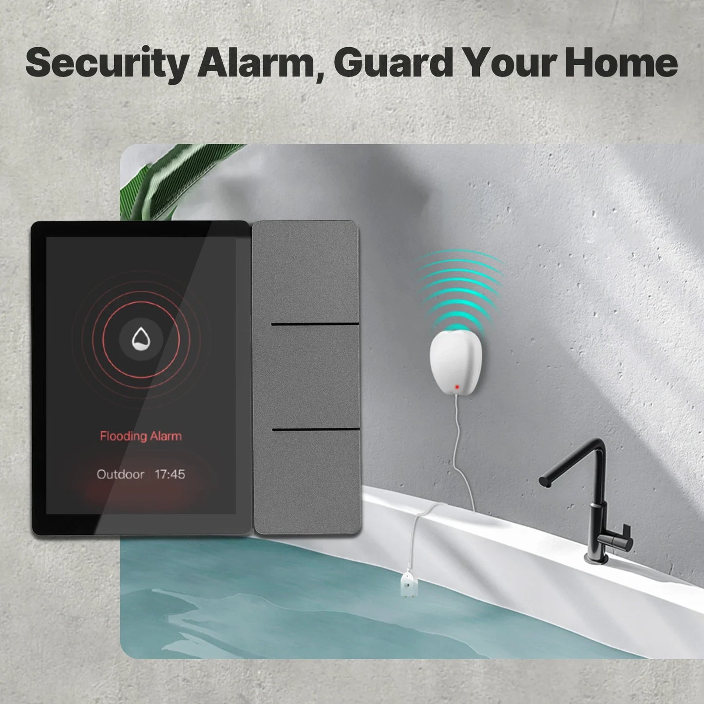 Smart Home Touch Control Panel with WiFi, Bluetooth Sigmesh Hub & 3 Relay Switches
