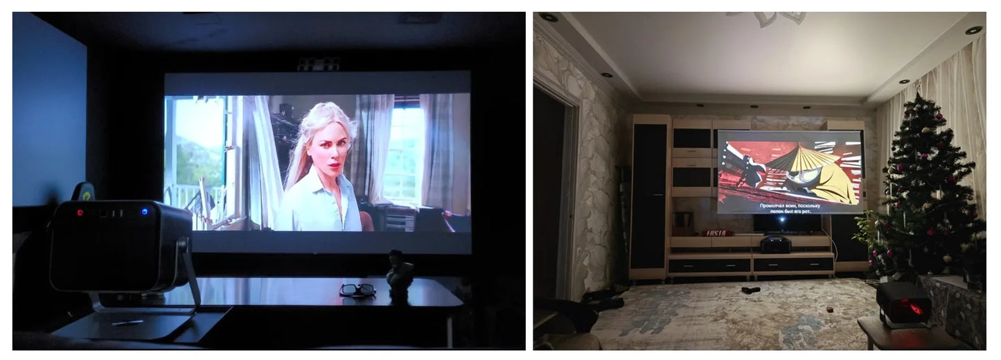 Smart Projector – Full HD 1080P, 4K Support, WiFi & Bluetooth