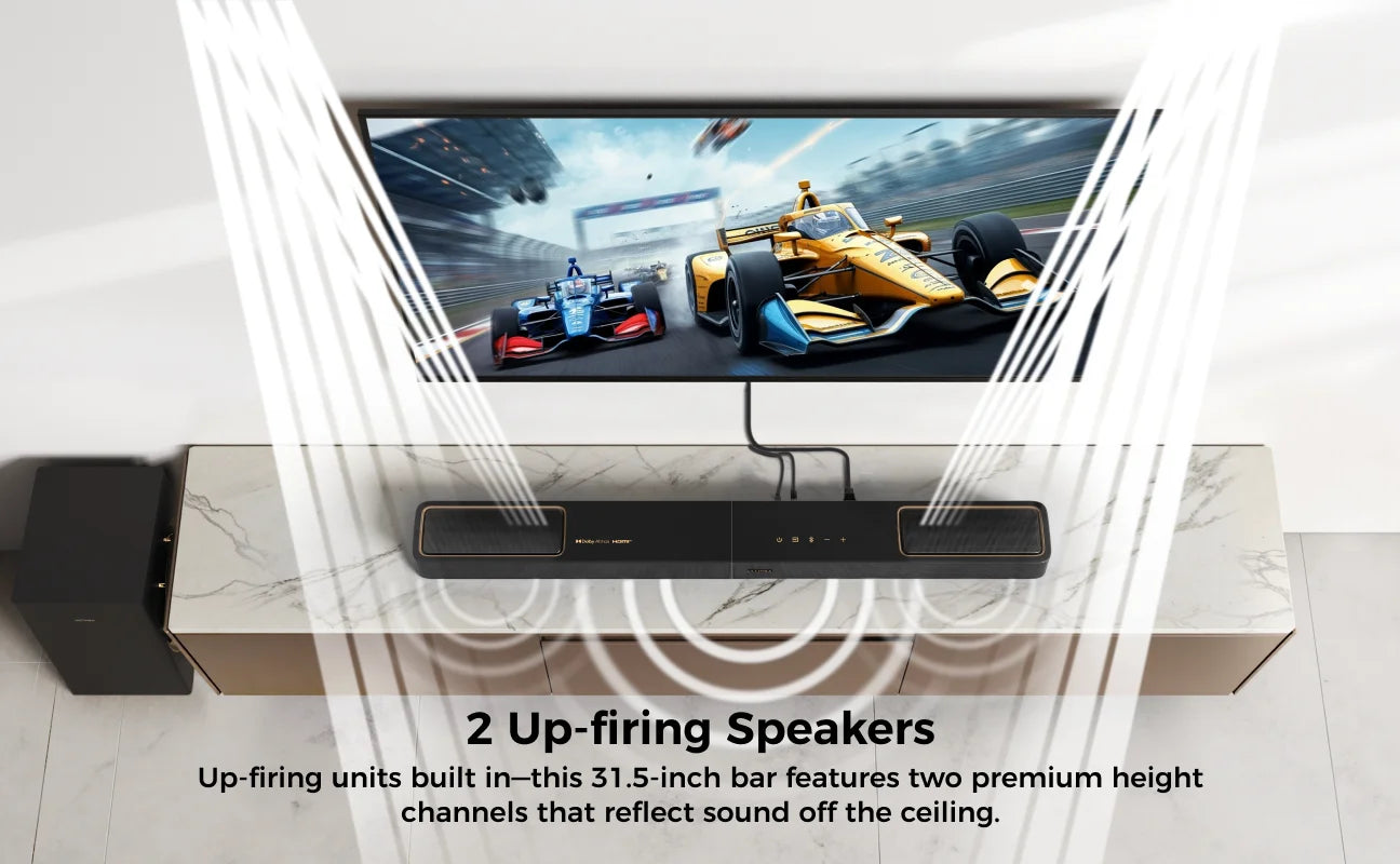 ULTIMEA F40 Soundbar – Dolby Atmos 5.1.2 Home Theater System