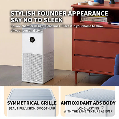 Smart Air Purifier 4 Lite – HEPA, PM2.5 Sensor & Smart App Control