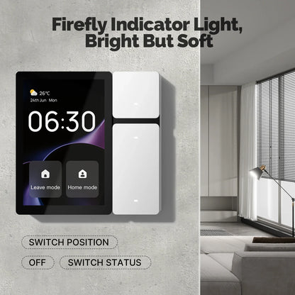 Smart Home Control Panel with WiFi, IR Remote, Bluetooth Sigmesh Hub & 3 Relays