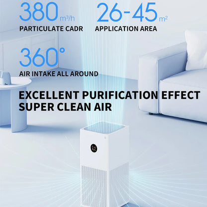 Smart Air Purifier 4 Lite – HEPA, PM2.5 Sensor & Smart App Control