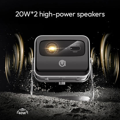Smart Projector – 2200 ANSI, Full HD 1080P, 4K Support, Android TV