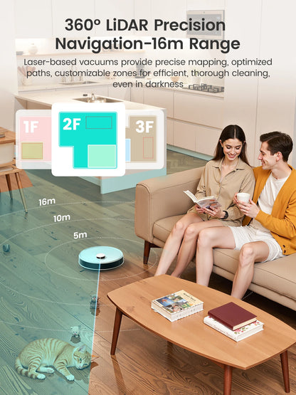 Lefant M3/M3L Robot Vacuum & Mop – 12000Pa Smart Cleaning System